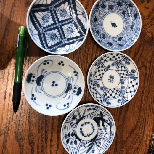 染付纹 小皿揃 商品图0