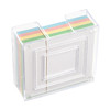 齐心C4215彩色便签盒配纸94*87mm透明 商品缩略图2