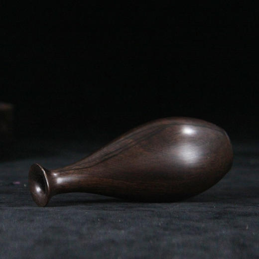 °《小净瓶》黑檀 素花瓶花插 商品图2