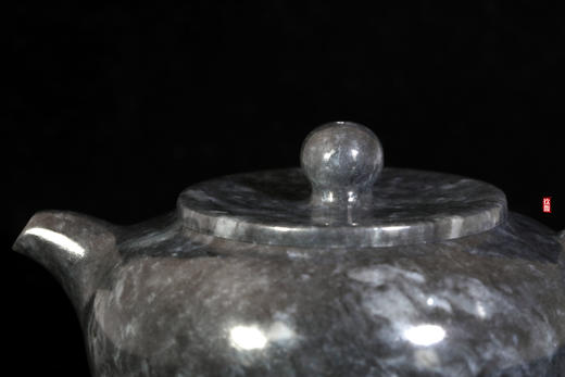 和田玉（青花）玉壶--滴水壶（宋鸣放6620）255.22g 商品图2