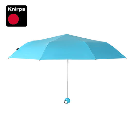 Knirps手动折叠三折黑胶遮阳伞涂层防晒防紫外线太阳伞晴雨两用伞 商品图0