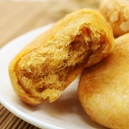 【好饼用好料!】友臣肉松饼500g/盒 约15袋 营养早餐 点心 美食 晚上解饿零食 糕点面包  独立小包装 商品图2