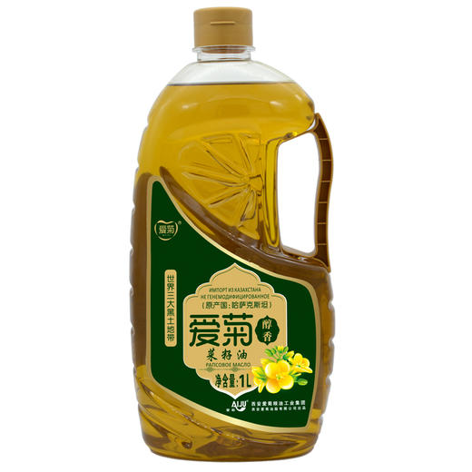 哈国醇香菜籽油1L 商品图1