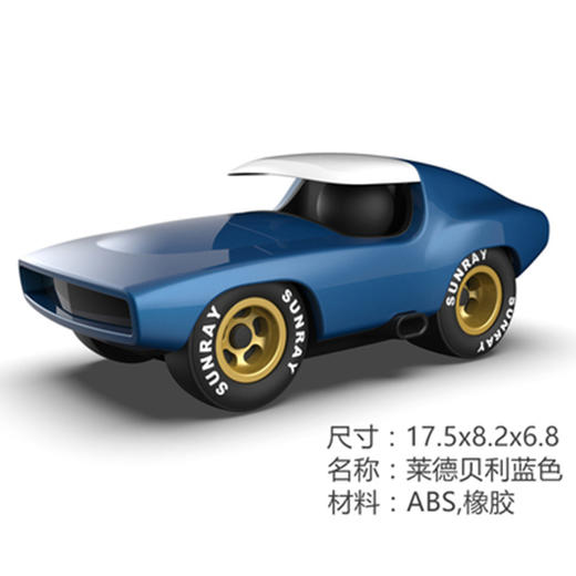 英国playforever Toys模型车莱德贝利蓝色 商品图0