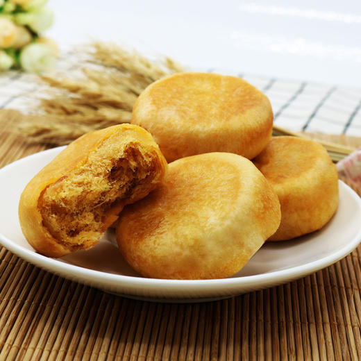 【好饼用好料!】友臣肉松饼500g/盒 约15袋 营养早餐 点心 美食 晚上解饿零食 糕点面包  独立小包装 商品图0