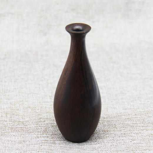 °《小净瓶》黑檀 素花瓶花插 商品图1