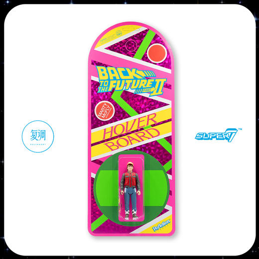 Super7 回到未来系列1 Back To The Future ReAction  Marty Mcfly 复古 挂卡 潮玩 商品图4