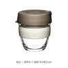 澳大利亚keepcup拼色彩环玻璃杯新拿铁小号 商品缩略图0