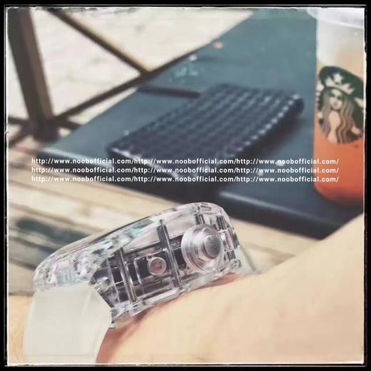 RM厂出品 理查德米勒  RICHARD MILLE  RM11-1  7750机芯大日历  透明玻璃壳套 原装折叠扣  土豪专属 商品图3