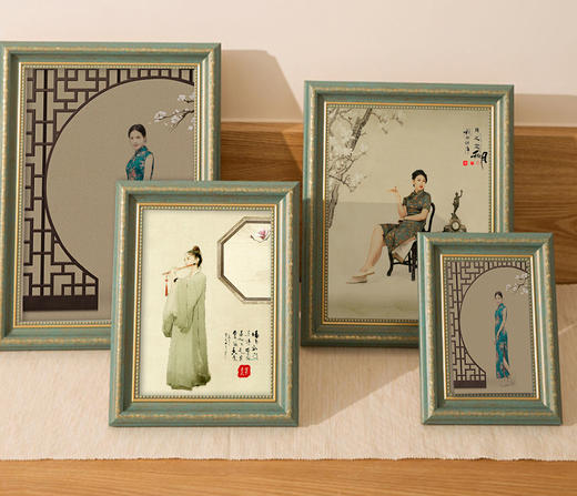 复古相框6寸7寸8寸10寸12寸16寸A4A3，摆桌挂墙 商品图1