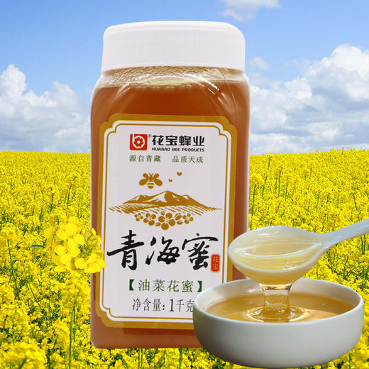 【社区团购】花宝油菜蜜 1000g/瓶 商品图1