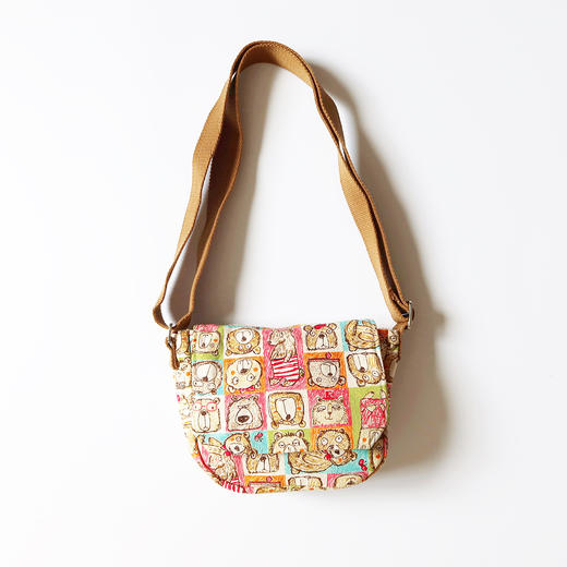 HUJI祤集Flap斜挎包插画漫画小熊 商品图1