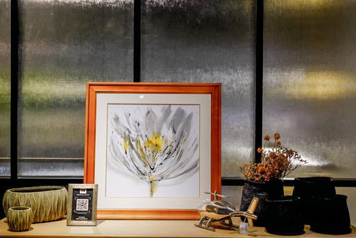 NS家居 ns furniture 现代实木画框装饰画NSPT-GREYFLOWER 商品图1