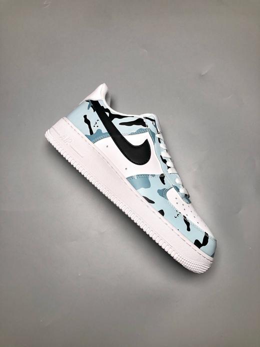 海外限定  Air Force1 LOW'07RS 天蓝白迷彩 原楦头原纸板 打造纯正空军版型#专注外贸渠道 全掌内置蜂窝气垫 #原盒配件 原厂中底钢印 商品图0