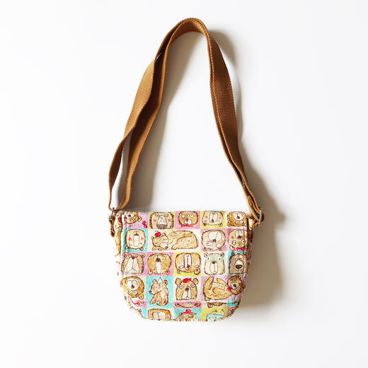 HUJI祤集Flap斜挎包插画漫画小熊 商品图3