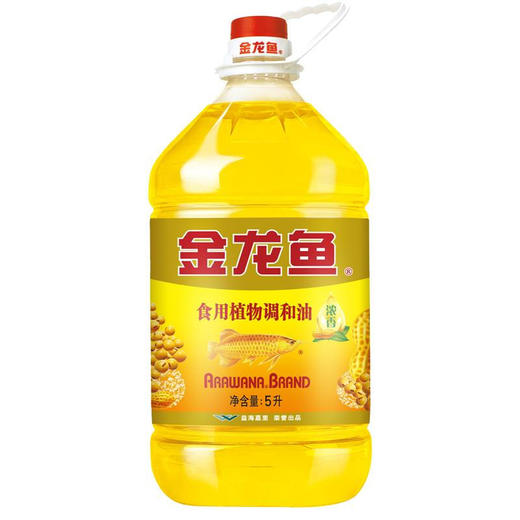 上庄店 金龙鱼 花生浓香型食用植物调和油5L 商品图0