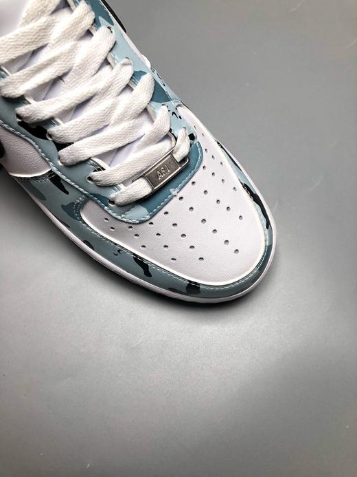 海外限定  Air Force1 LOW'07RS 天蓝白迷彩 原楦头原纸板 打造纯正空军版型#专注外贸渠道 全掌内置蜂窝气垫 #原盒配件 原厂中底钢印 商品图2