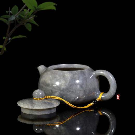 和田玉（青花）玉壶--西施壶（宋鸣放6655）137.6G 商品图3