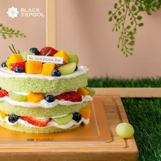 （兑换专用）【超多水果裸蛋糕，柔软湿润，轻盈无负担】红丝绒/斑斓裸蛋糕 商品图3