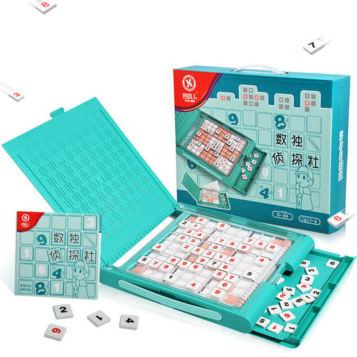 【四喜人】数独侦探社3-99岁儿童益智入门数独游戏棋九宫格逻辑思维桌游玩具 商品图1