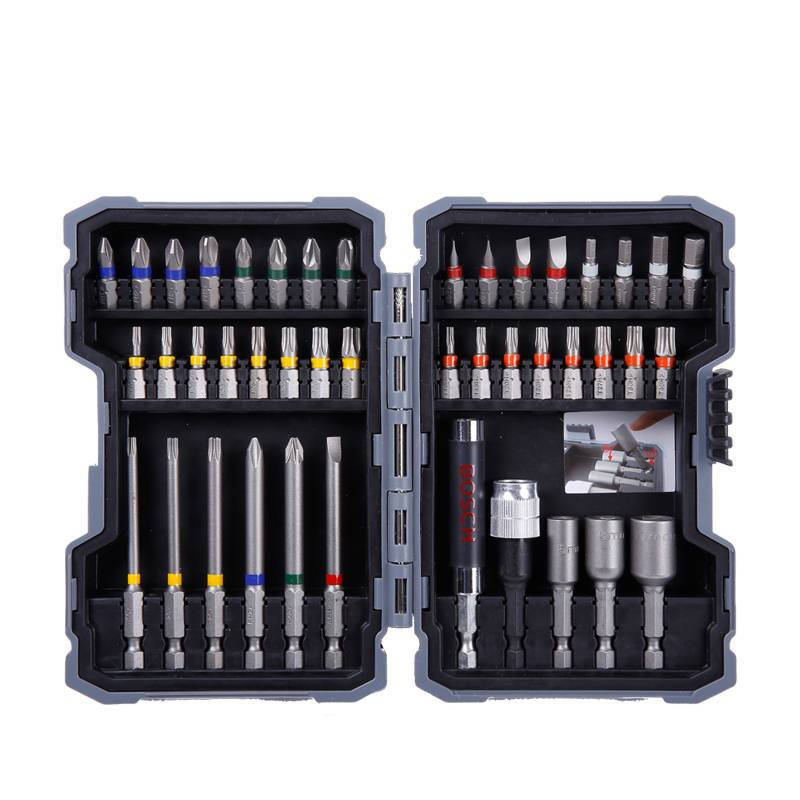 员工内购平台博世彩虹魔盒43件螺丝批头套装电动螺丝刀电批头起子头批嘴螺丝刀【工具】