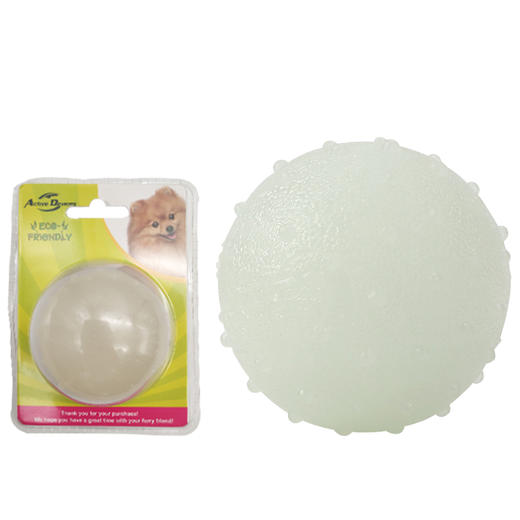 新款狗玩具夜光球 TPR环保材质 耐咬夜光波波球 互动宠物发光球 商品图4