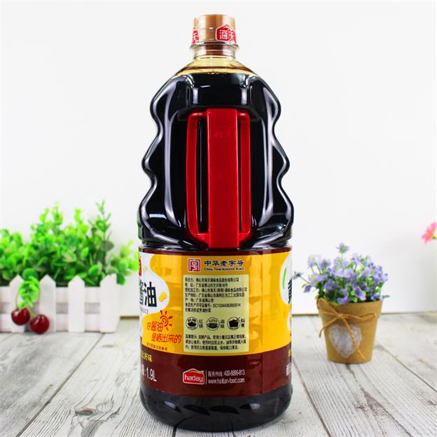 海天黄豆酱油 1.9l/桶 商品图1