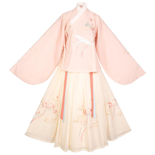 羽仙曲 明制交领齐腰袄裙 春秋装 商品图3