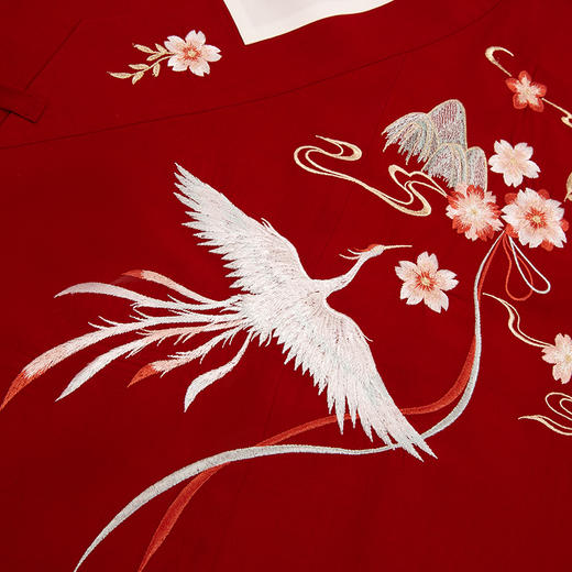 羽仙曲 明制交领齐腰袄裙 春秋装 商品图2