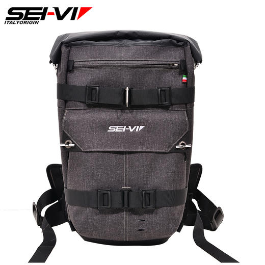SEI-VI 赛威 意大利摩托车骑行双肩防水防摔背包男女骑士多功能包 商品图2