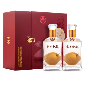 [白酒]永不分梨 40度375ml*2瓶（两瓶礼盒）