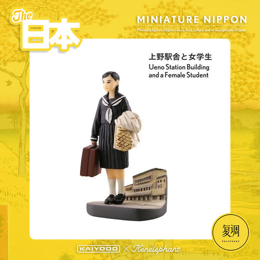 海洋堂 日本风俗特产盲盒 黄色 Miniature Nippon 商品图4