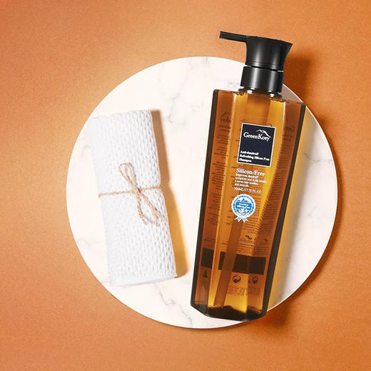 李佳琦推荐！绿色溪谷椰油滋润柔顺洗发水改善毛躁无硅油洗发乳净爽去屑止痒洗发露 商品图3