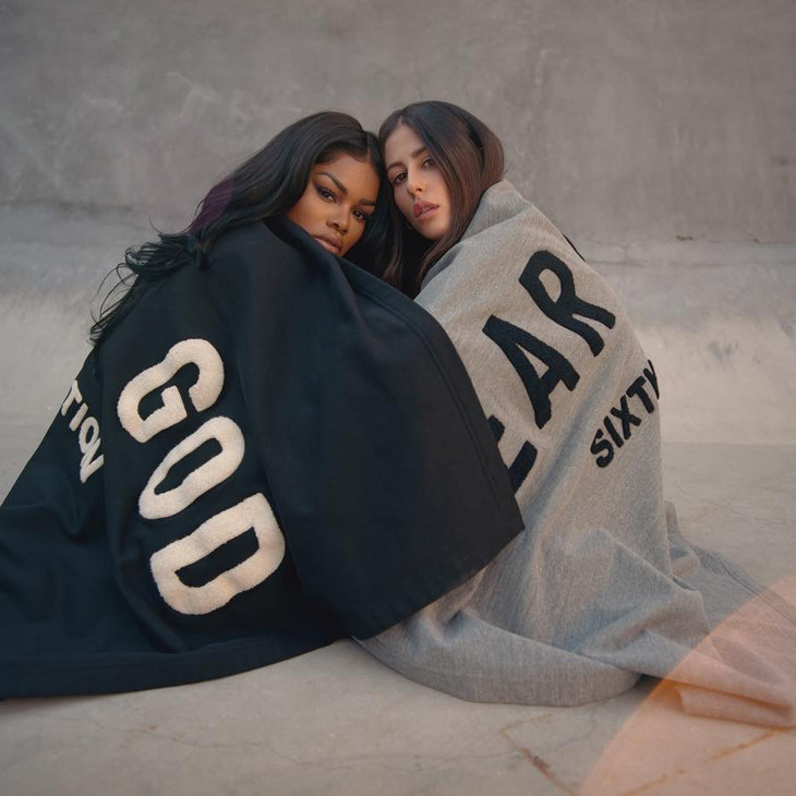fog fear of god 6th第六季重磅灰色大logo披风披肩斗篷空调毛毯 p