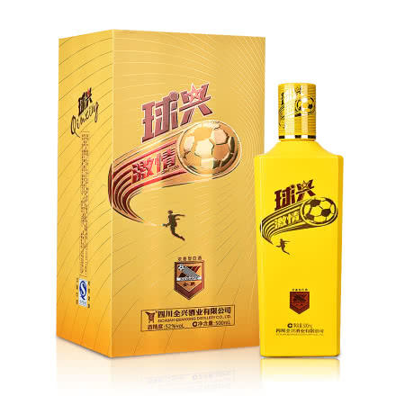 [白酒]全兴 球兴52度500ml 商品图0