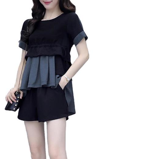 DLL-1123休闲套装   2020新款洋气宽松欧货显瘦气质两件套 商品图4