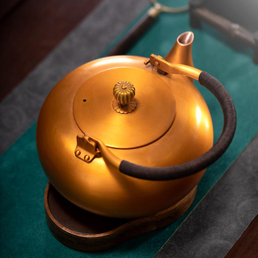 朱炳仁铜吉金素心壶非遗手工铜壶匠心工艺圆润饱满