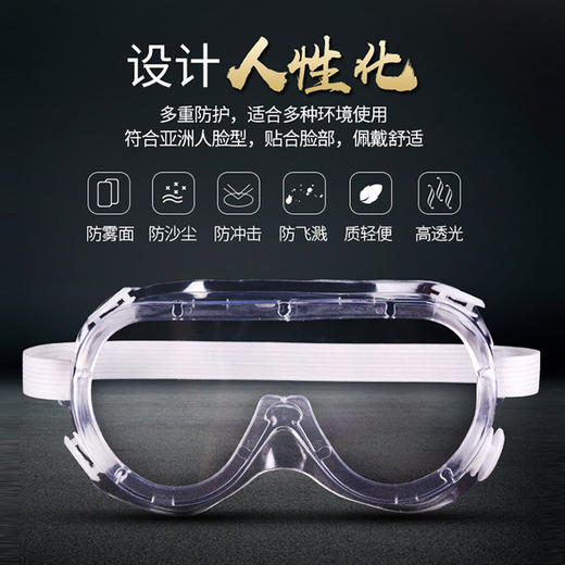 护目镜防雾隔离眼罩（防雾 不可或缺）0.07kg 商品图4
