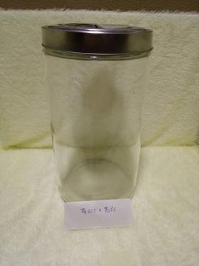 不锈钢盖玻璃罐（不包损） 25元一个/一件6个/一件150元