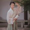 清风游原创中国风绣花交领汉服男士一片式褶裙春季非古装 商品缩略图0