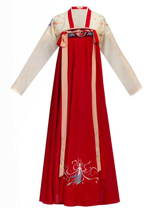 重回汉唐汉服女丝路遗珍中国风仙女飘逸非古装唐风齐胸襦裙套装春 商品图3