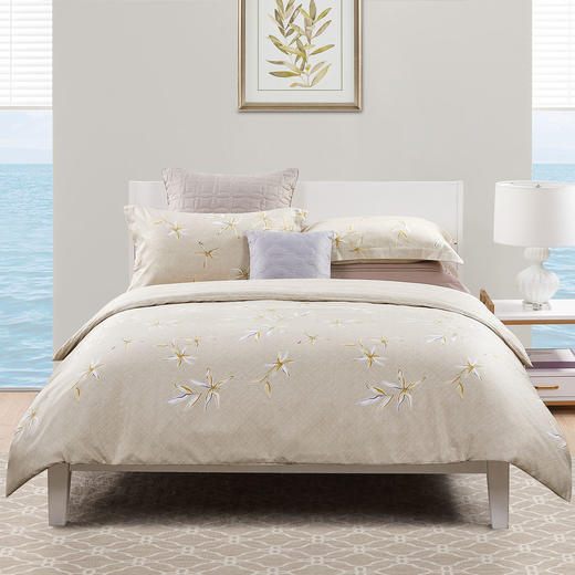 HBGD036 LIT PETALS 全棉贡缎四件套 商品图1