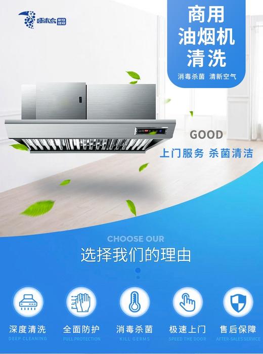 【啄木鸟】商用油烟机清洗（仅限东莞、惠州、汕尾、梅州、河源）_需要提前一天预约服务_YWJZ_需要提前一天预约服务_YWJZ 商品图0