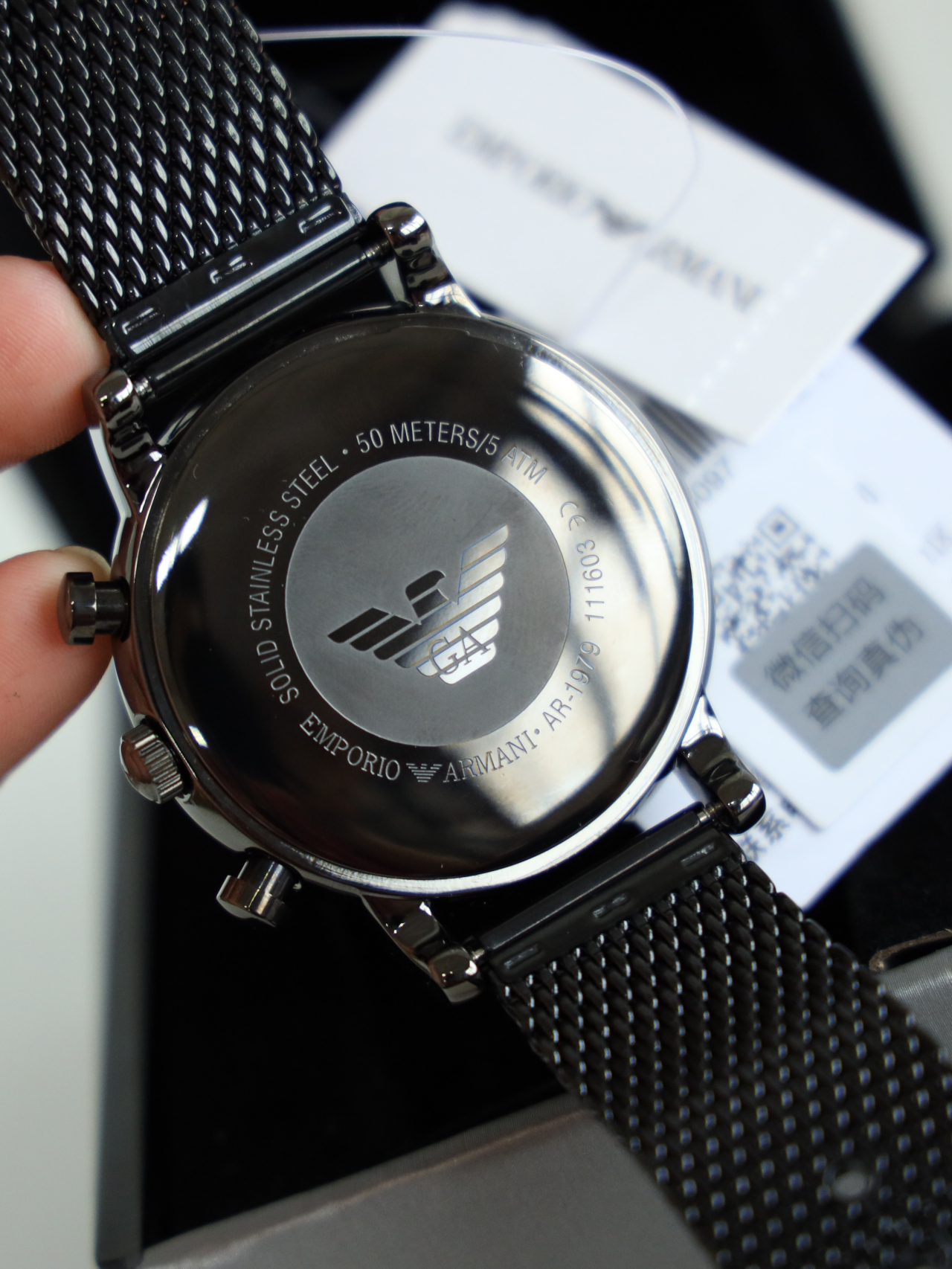 七夕小礼物 小飞鹰 可扫码 全国联保 商务休闲男表钢带时尚石英腕表 p