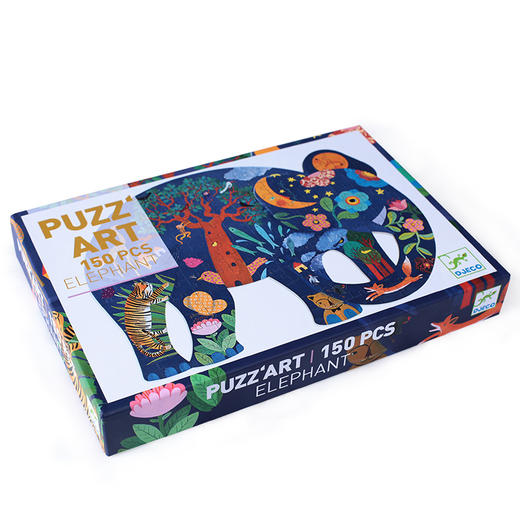 djeco进口异形拼图150片大象奇幻梦境 6-7-8岁 商品图4
