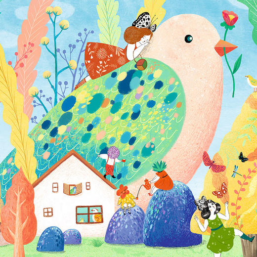 djeco进口平面拼图儿童益智7波蒂小姐纸质350片6-8岁女孩玩具风景 商品图1