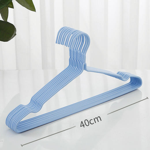 天平朝辉 无痕防滑浸塑衣架 8只装 商品图1