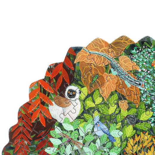 进口法国djeco梦幻变色龙拼图儿童智力女孩6-7-8岁 150片 商品图3