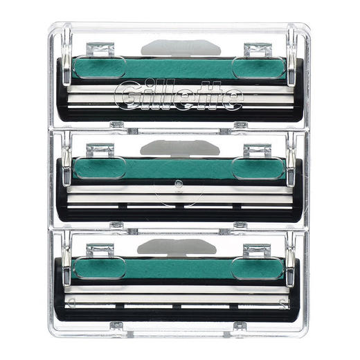 吉列 剃须刀 威锋旋转双层刀片（3刀头）单套 商品图1