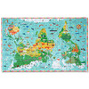 法国DJECO儿童幼儿七大洲世界地图拼图小学生200片6-7岁以上益智 商品缩略图1